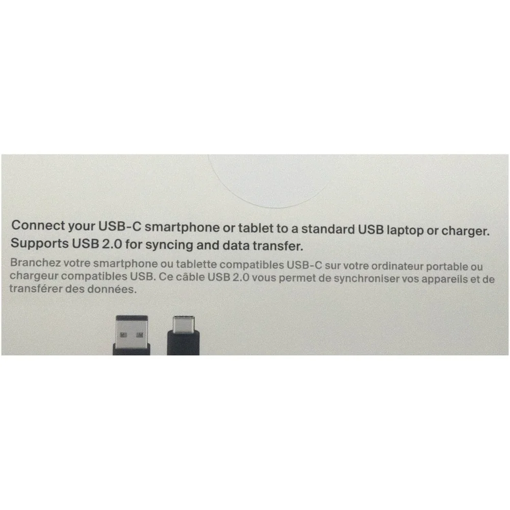 Belkin USB-C to USB-A White Cable (3M /10ft) for Apple/Samsung/Google/LG .‎